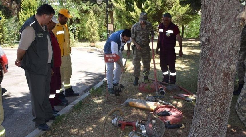Jandarma Personeline Orman Yangını Eğitimi