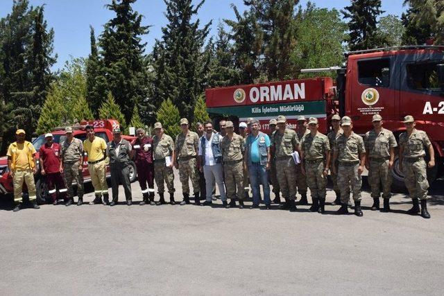 Jandarma Personeline Orman Yangını Eğitimi