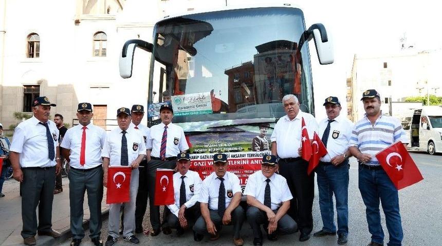 Aksaraylı Gaziler Karadeniz K&uuml;lt&uuml;r Gezisine &Ccedil;ıktı