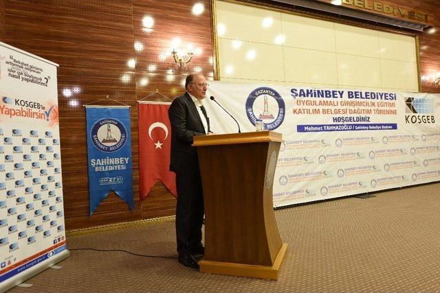 Şahinbeyli Girişimciler Sertifikalarını Aldı