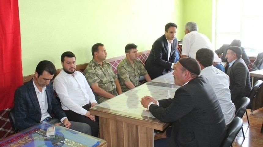 Kaymakam Dundar&rsquo;dan Şehit Ailesine Taziye Ziyareti