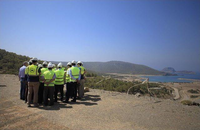 İtfaiyeciler Akkuyu Nükleer Santral Alanında