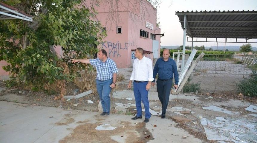 Aslay Saruhanlı&rsquo;daki Yatırımları Yerinde İnceledi