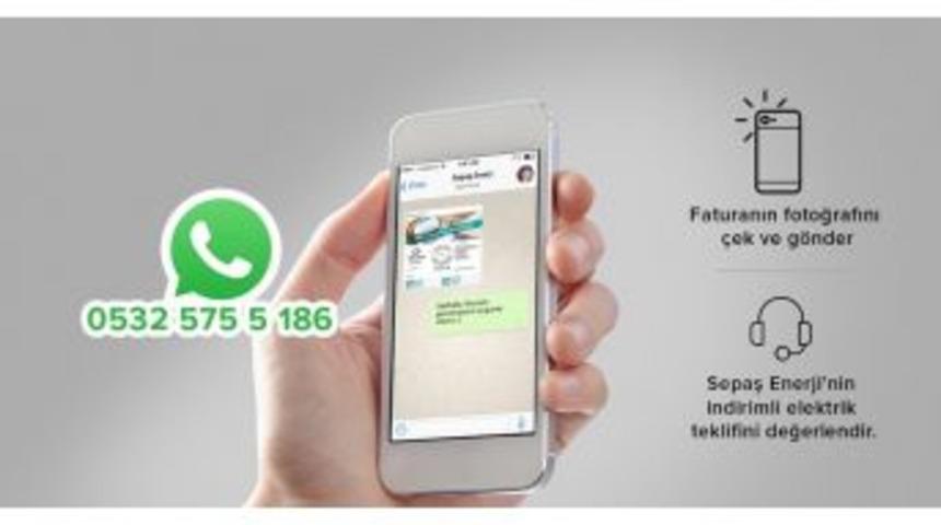 Faturasını Whatsapp&rsquo;tan G&ouml;nderene İndirim Fırsatı