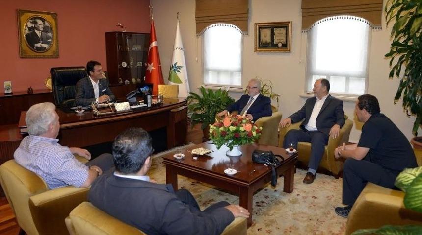 Rekt&ouml;r Yusuf Ulcay&rsquo;dan Başkan D&uuml;ndar&rsquo;a Ziyaret