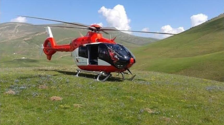 Ambulans Helikopter 9 Yılda 883 Vaka İ&ccedil;in Bin 560 Saat Havada Kaldı