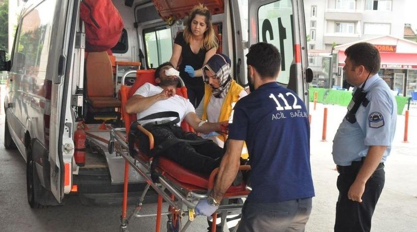 Motosikletini &Ccedil;alan Hırsızın Burnunu Kırdı