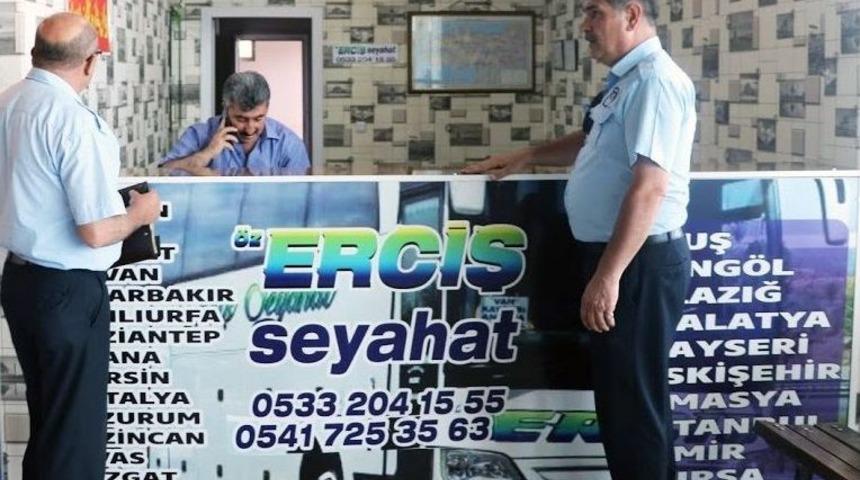 Van Şehirler Arası Yolcu Terminalinde Denetim