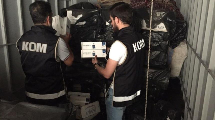 (&ouml;zel Haber) İzmir&rsquo;de Sigara Ka&ccedil;ak&ccedil;ılarına 2 Milyon Tl&rsquo;lik Darbe