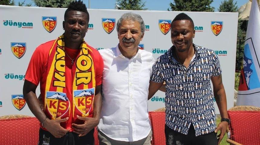 Kayserispor, Asamoah Gyan İle 2+1 Yıllık S&ouml;zleşme İmzaladı