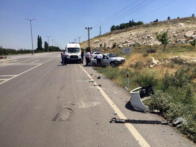 Dört Kez Takla Atan Otomobilden Burnu Dahi Kanamadan Çıktı