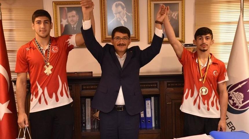 Başkanlar Avrupa Şampiyonlarını Ağırladı