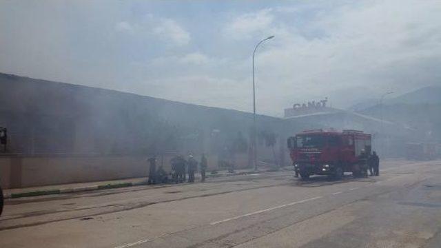 Bursa'da Tekstil Fabrikasında Yangın (3)