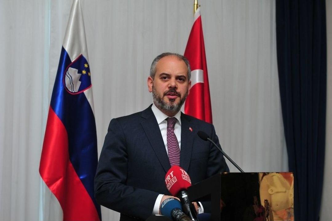 Spor Bakanı Kılı&ccedil; &rsquo;slovenya Milli Ve Silahlı Kuvvetler G&uuml;n&uuml;&rsquo; Resepsiyonuna Katıldı