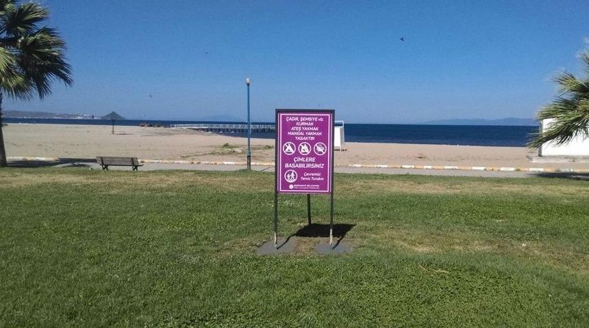 Burhaniye&rsquo;de &Ccedil;imlere Basmak Yasak Değil