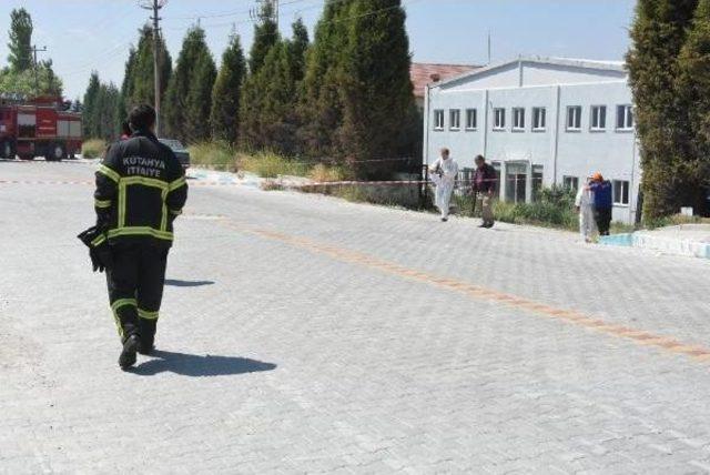 Kütahya'da Kimyasal Madde Fabrikasındaki Yangın Korkuttu