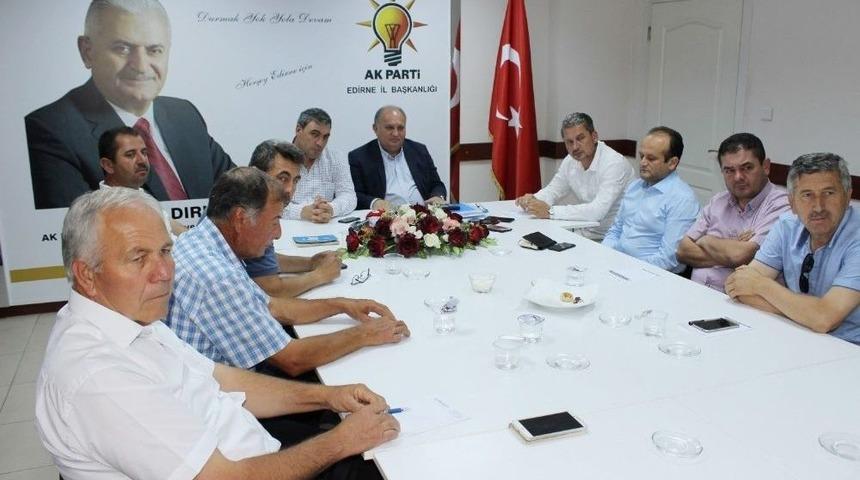 Ak Parti Edirne İl Başkanı Akmeşe: "15 Temmuz Gecesi Edirnelilerle Beraber Olacağız"