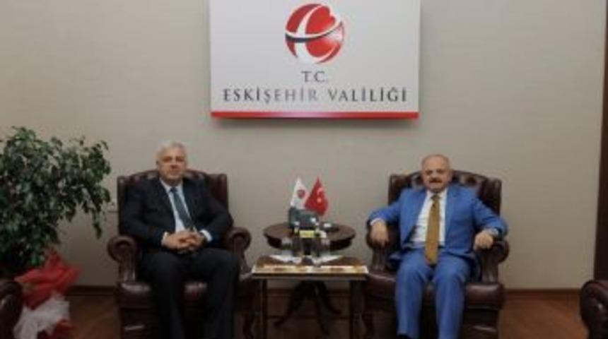 Vali &Ccedil;akacak, M&uuml;steşar Yardımcısı Arat&rsquo;ı Makamında Kabul Etti