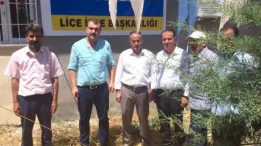 Ak Parti Mezitli&rsquo;den, Lice Teşkilatına Taziye Ziyareti