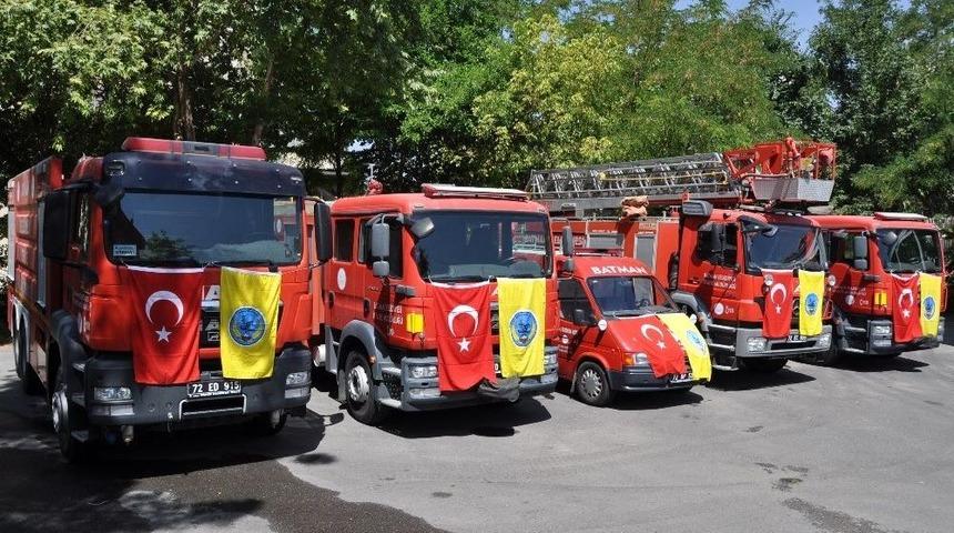 Tp&rsquo;nin İtfaiye Ara&ccedil;ları Batman Belediyesine Hibe Edildi