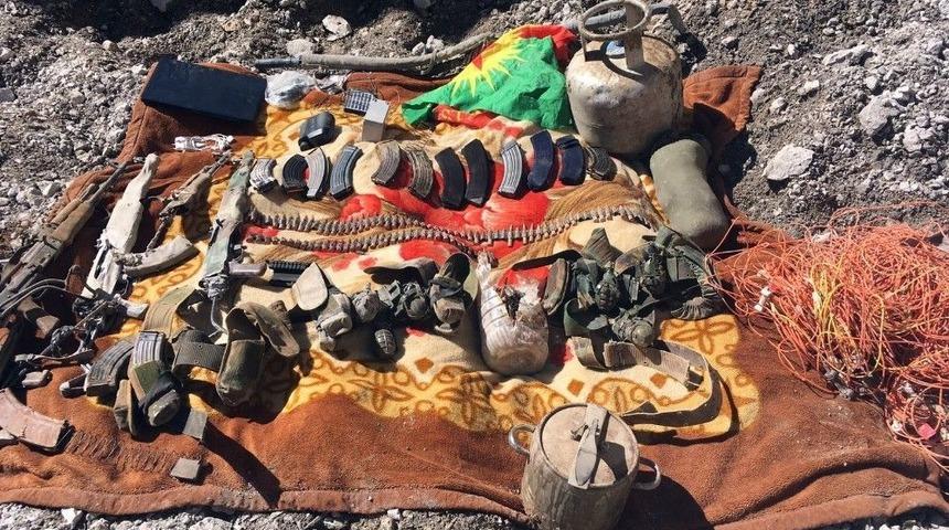 Siirt&rsquo;te Ter&ouml;r &Ouml;rg&uuml;t&uuml;ne Ait Mağarada Cephanelik Ele Ge&ccedil;irildi