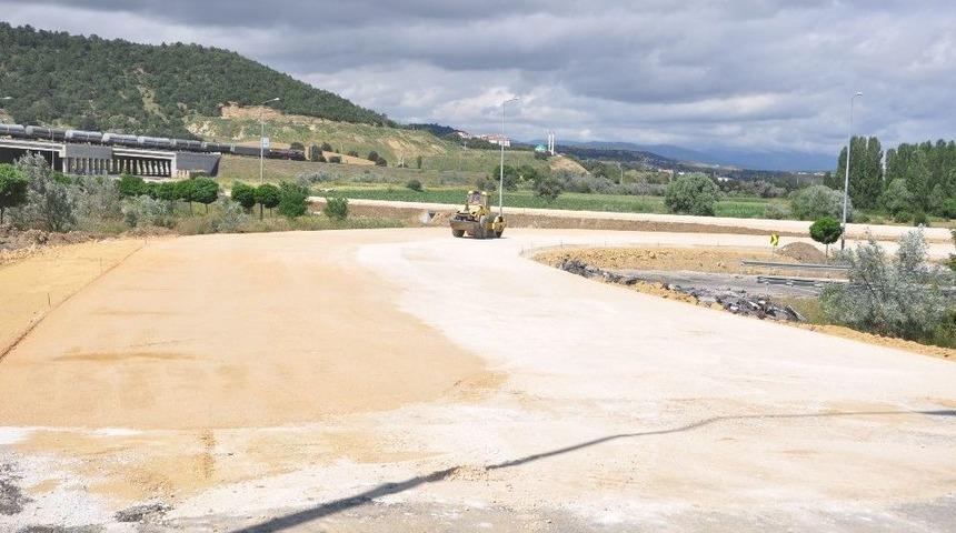 &Ouml;l&uuml;m Kavşağında D&uuml;zenleme Yapılıyor