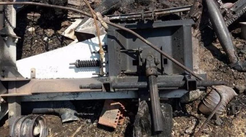 &Ccedil;iftlikte &Ccedil;ıkan Yangın Korkuttu