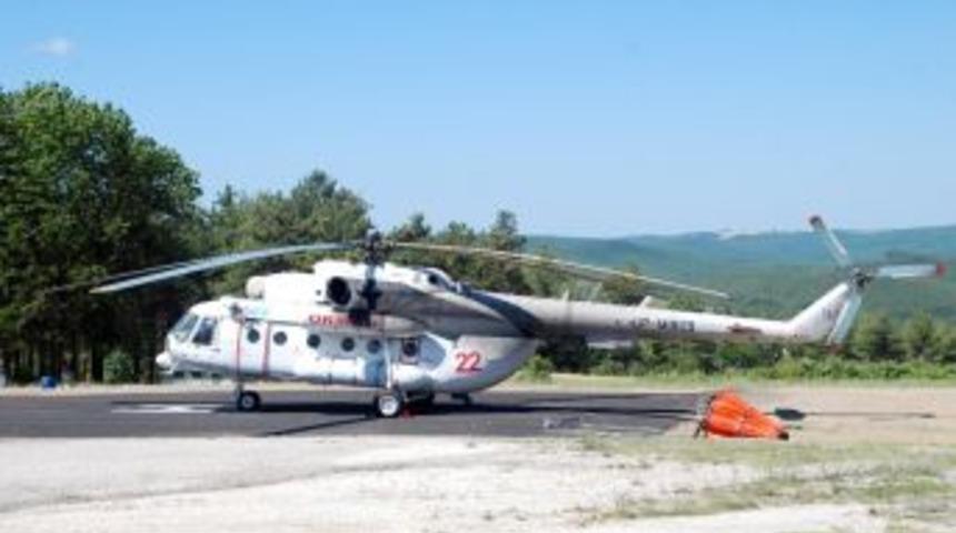 Yangın S&ouml;nd&uuml;rme Helikopteri, Olası Orman Yangınına Karşı Hazır