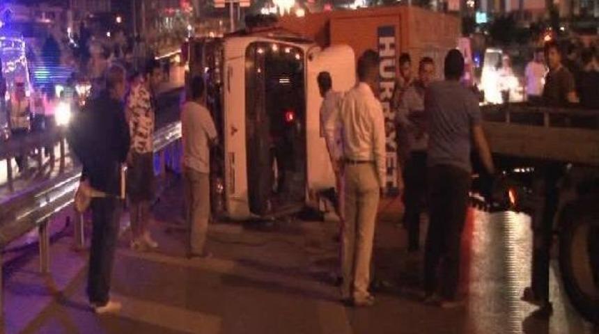 Maltepe'de Zincirleme Trafik Kazası: 1'i Ağır 4 Yaralı