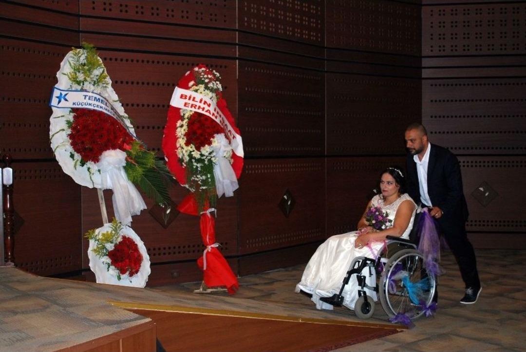(&ouml;zel Haber) Engelli Aracı, Gelin Arabası Oldu