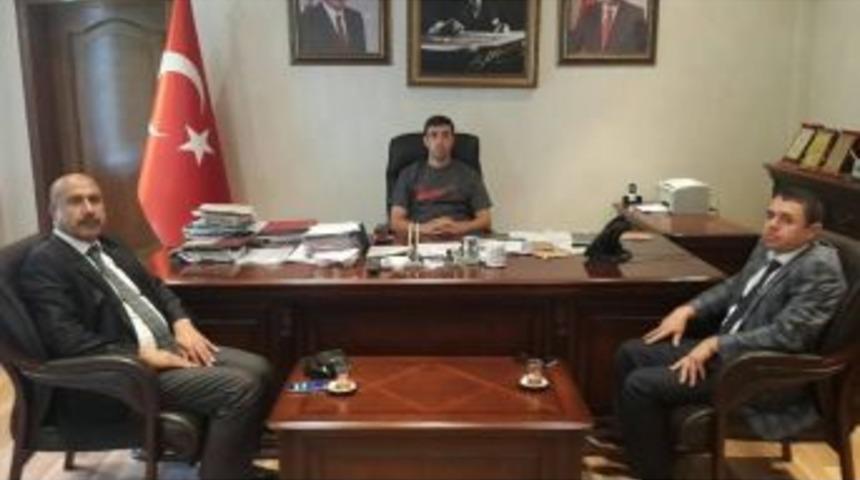 Meteoroloji 14. B&ouml;lge M&uuml;d&uuml;r&uuml; Elkatmış&rsquo;tan Kaymakam Kırlı&rsquo;ya Ziyaret