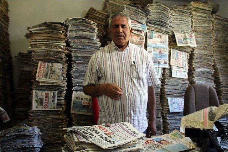 Vartolu Çiftçi 48 Yıldır Gazete Biriktiriyor G3