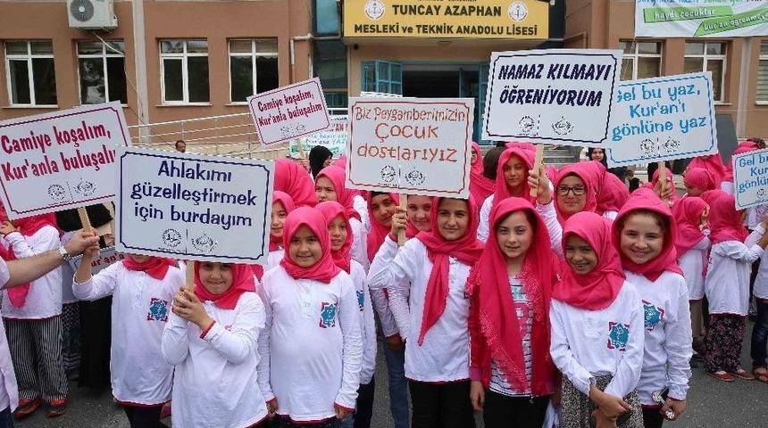 G&uuml;ng&ouml;ren&rsquo;de Yaz Kur&rsquo;an Okulu A&ccedil;ıldı