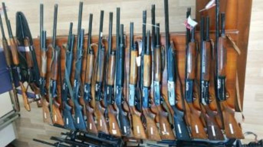 Bilecik&rsquo;te El Konulan Av T&uuml;fekleri İhaleyle Satılacak