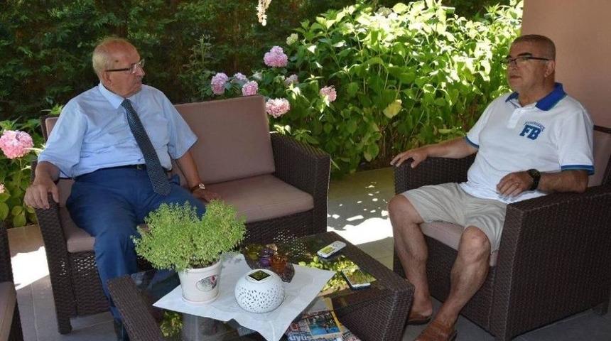 Başkan Albayrak&rsquo;tan Başkan Baysan&rsquo;a Ge&ccedil;miş Olsun Ziyareti