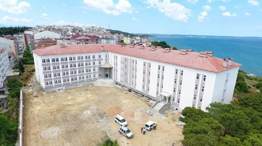 Sinop İmam Hatip Lisesi İnşaatında Sona Gelindi