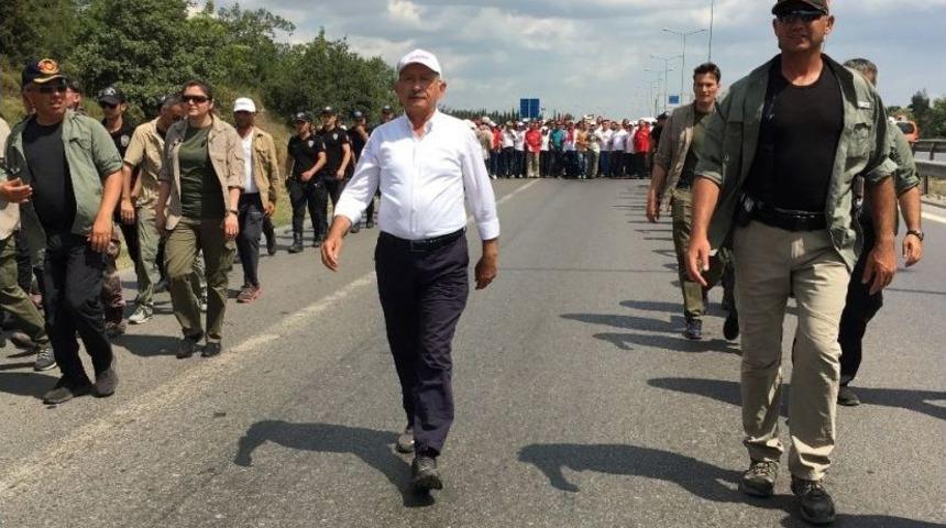 Kılı&ccedil;daroğlu&rsquo;nun Y&uuml;r&uuml;y&uuml;ş&uuml; Molanın Ardından Devam Ediyor