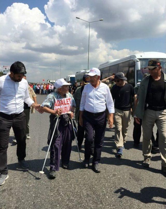 Kılıçdaroğlu’nun Yürüyüşü Molanın Ardından Devam Ediyor