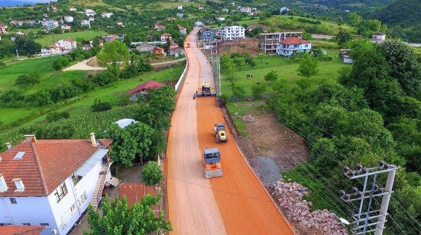Hacı Mahmut Caddesi Asfalta Hazır