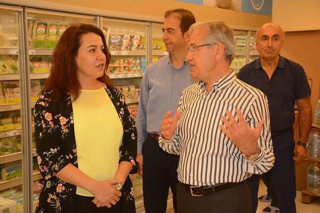 Başkan Acar, Market A&ccedil;ılış Ger&ccedil;ekleştirdi 1