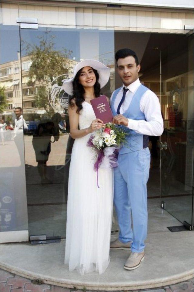Alanya&rsquo;da 3&rsquo;&uuml; Yabancı 31 &Ccedil;ift, &rsquo;07.07.2017&rsquo;de Nikah Kıydırdı 1