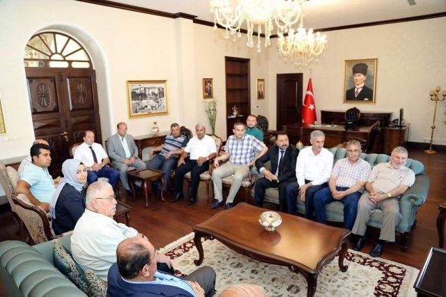 Vali Tekinarslan&rsquo;a Hoş Geldin Ziyareti 1