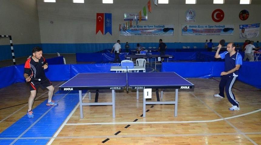 Yeşilyurt&rsquo;ta Ulusal Masa Tenisi Ve Sokak Basketbolu Turnuvası