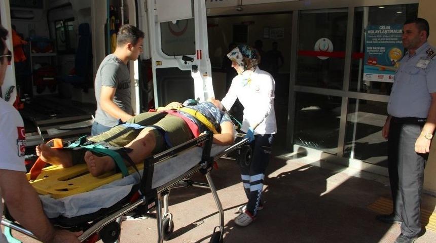 Damdan D&uuml;şen Kız Yaralandı