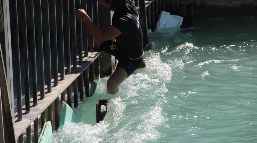 Akıntıya Kapılan Suriyelinin Cesedini Arama &Ccedil;alışması S&uuml;r&uuml;yor