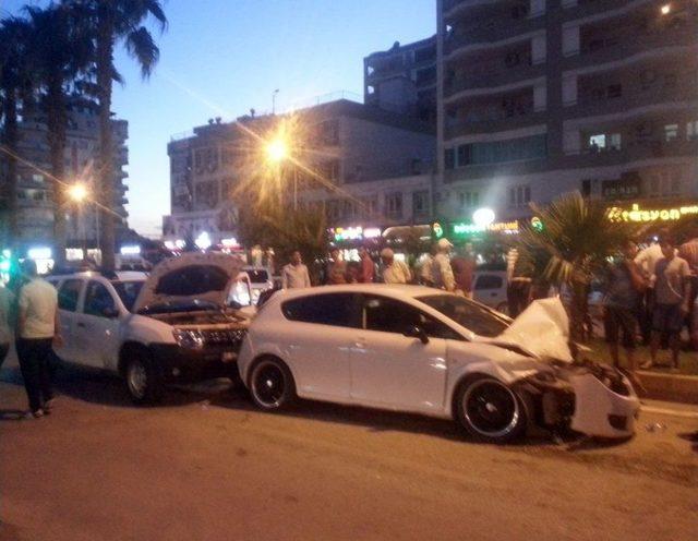 Kozan’da Zincirleme Trafik Kazası