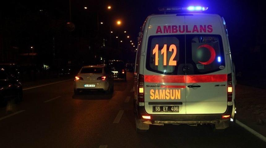 Samsun&rsquo;da 3 Aracın Karıştığı Kazada 4 Kişi Yaralandı