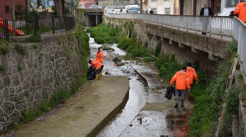 Fatsa Belediyesinden "derelere &Ccedil;&ouml;p Atmayın" Uyarısı