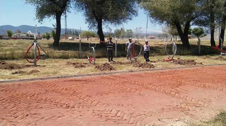 Hisarcık İl&ccedil;e Stadına A&ccedil;ık Alan Spor Aletleri
