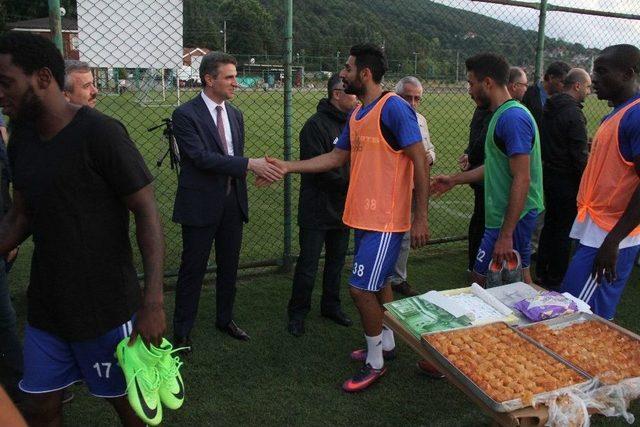 İl Protokolünden Karabükspor’a Moral Ziyareti